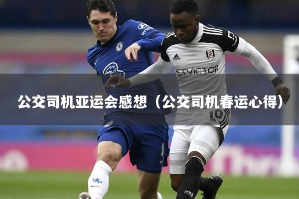 公交司机亚运会感想(公交司机春运心得)