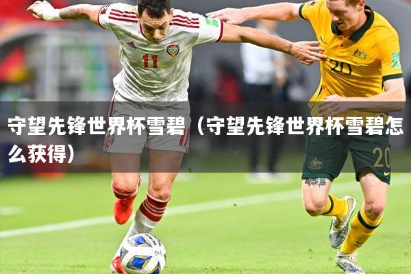 守望先锋世界杯雪碧（守望先锋世界杯雪碧怎么获得）